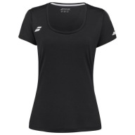 KOSZULKA BABOLAT PLAY CAP SLEEVE TOP WOMEN BLACK/BLACK M