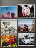 MAGNES NA LODÓWKĘ Z TWOIM WŁASNYM ZDJĘCIEM 8 CM x 10 CM ZESTAW 6 SZTUK