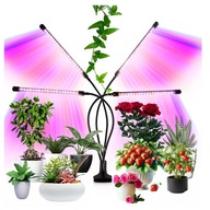 LAMPA DO UPRAWY ROŚLIN 4X Dla Wzrostu Oświetlenie Żarówka LED Grow TIMER
