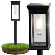 Lampki Solarne Wbijane Do Ogrodu Lampka Solarna LED Oświetlenie 2 Sztuki
