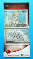 Folder POCZTY POLSKIEJ 50 zł 2006 JAN Paweł II ,stan II+