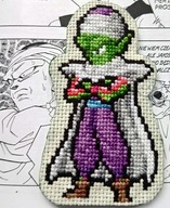 Piccolo Szatan serduszko Dragon Ball DBZ haft zawieszka brelok