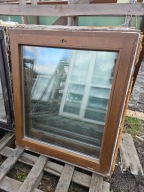 OKNA Mahoniowe Drewniane 102x118cm 10 sztuk Uchylne Okno