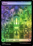 Karta Magic: The Gathering Forest MKM 276 Fullart *Foil*