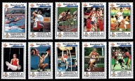 **92 GRENADA GRENADINES BL.237-328 = 18E - BASEBALL, OLIMPIADA, PIŁKA NOŻNA