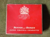 Stara puszka na papierosy BENSON and HEDGES