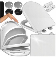 Deska Sedesowa Wolnoopadająca Twarda Wypinana Uniwersalna Mocna Premium WC