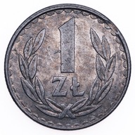 1 złoty 1985 | Destrukt - końcówka blachy | 0019/25