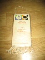 Dni DĄBROWY GÓRNICZEJ 1980 zawody wędkarskie HUTA KATOWICE proporczyk