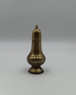 Cukierniczka puderniczka - mosiężna platerowana - antyczna z lat 1910–1919