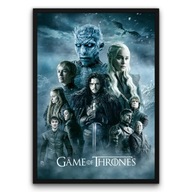 Plakat z ramą 50x70cm Gra o Tron fantasy serial | Pomysł na Prezent