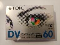 Kaseta TDK DVM-60MEEA Mini DV LP: 90 SP: 60 - Do kamer / NOWA W FOLII OPIS