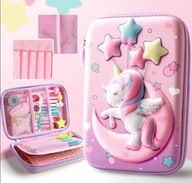 PIÓRNIK ROZKŁADANY DO SZKOŁY/PRZEDSZKOLA JEDNOROŻEC/UNICORN DZIEWCZYNKA