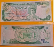 BELIZE 1 Dolar 1980 r. Rzadki banknot