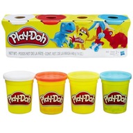 Zestaw PLAY DOH 4 pak B6508 B5517 CIASTOLINA 4 tuby HASBRO DINOZAURY 448g
