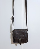 Torebka Mała Listonoszka Ciemny Brąz