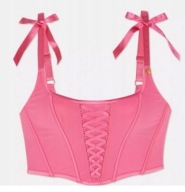 Śliczna markowa bielizna Bridgerton Primark UK 10-12 EUR 38-40 landrynkowy