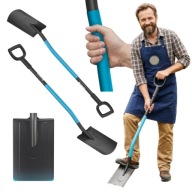 SZPADEL PROSTY OGRODOWY GLOWICA METAL 19X120CM TRZON STAL NIERDZEWNA 1.9KG