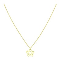 48169 Celebrytka złota stal chirurgiczna 316L śnieżynka