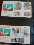 koperty FDC Narody zjednoczone nr 5 10 sztuk ..Kl FDC-UN