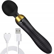 WIBRATOR DAMSKI 2w1 Ekskluzywny Masażer Sex orgazm Zabawka Dildo Seks punkt