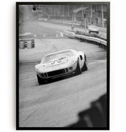 Plakat Ford GT40 Daytona Le Mans – Klasyczna Legenda Motorsportu Plakat A3