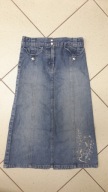 Spódniczka jeans ADAMS, rozm. 134