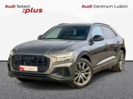 Audi Q8 340 KM,S line,Head Up,Os skretna,Hak,Pneumatyka,BO 3.0 Benzyna