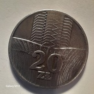 20 zł Wieżowiec i Kłosy 1974, destrukt .