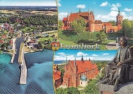 FROMBORK - PORT - Z LOTU PTAKA - BAZYLIKA ARCHIKATEDRALNA - HERB