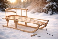 Drewniane sanki – magia dzieciństwa Uniwersalne