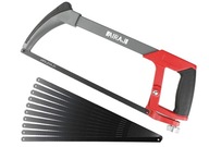 Piła ręczna wielofunkcyjna ramą 10 ostrzy zestaw do plastiku drewna metalu