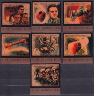 1972 Gwinea Równikowa Astronauci 317-23 ** cięte