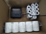Drukarka termiczna Bluetooth + zapas papieru