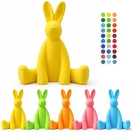 Duży Zając 25 cm Figurka Dekoracyjna – Nowoczesna Ozdoba Wielkanocna