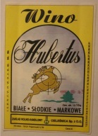 ETYKIETA - CIELEŚNICA - Wino Hubertus - BIAŁE, SŁODKIE, MARKOWE