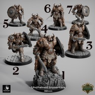 Immortals - Unchained Dynasty - figurka RPG DnD D&D - druk 3D 14K