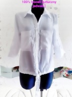 BIEL KOSZULA KOSZULKA LYOCELL SZTUCZNY JEDWAB JEDWABNA ODDYCHAJĄCA SEXY