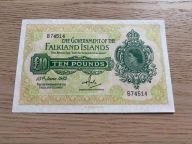 Falklandy - 10 funtów - 1982 - bardzo rzadki