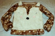 Bluza TU miś cekiny plusz 92-98 :T