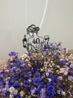 Topper do kwiatów Dekoracja Ozdoba do bukietów