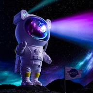 LAMPKA NOCNA DZIECIĘCA PROJEKTOR GWIAZD RZUTNIK ASTRONAUTA KOSMONAUTA LED
