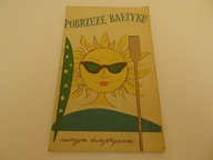 Pobrzeże Bałtyku mapa turystyczna PRL, Pobrzeże Bałtyku mapa 1968