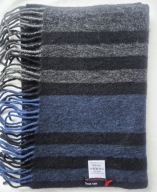 Dressmann szal wełna,frędzle unisex 182x33