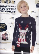 -ŚWIĘTA, MIKOŁAJ zima sweter, dzieci, nowy r 146