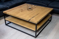 Stolik kawowy na wymiar Dąb, Jesion, Buk, Sosna MONOLIT