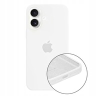 Etui do Apple iPhone 17 Silicone Biały Z LOGO plecki i Magsafe