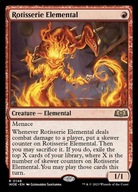 Magic: The Gathering Rotisserie Elemental WOE