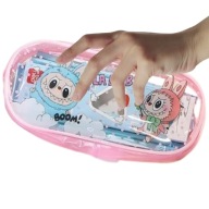 PIÓRNIK SZKOLNY LABUBU DUŻY POJEMNY PRZEZROCZYSTY DLA DZIECI