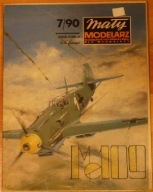 MAŁY MODELARZ 7/1990 MESSERSCHMITT ME-109E